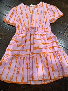 Umgee Pink and Orange Mini Dress